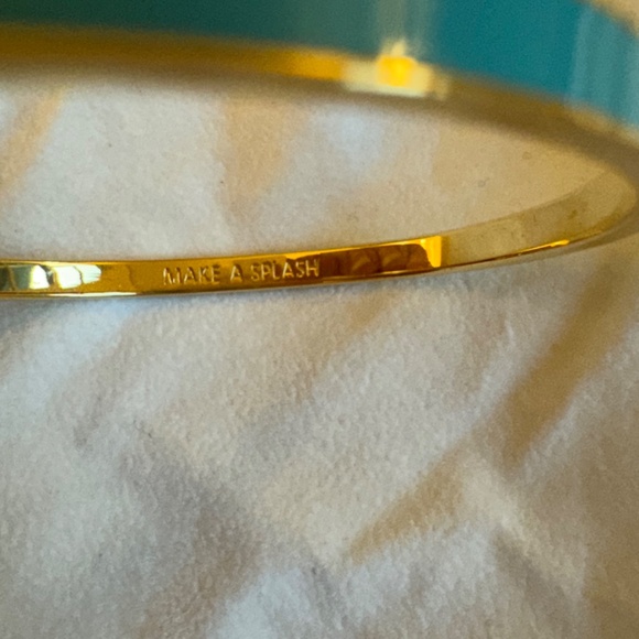 Kate Spade ‘make a splash’ teal bangle - Picture 2 of 3